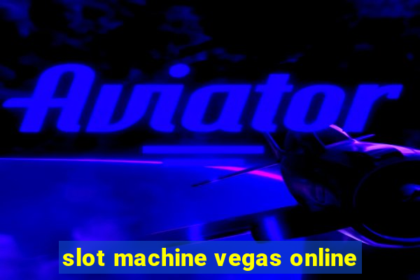 slot machine vegas online