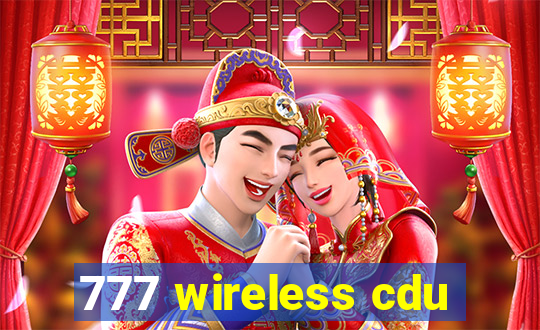 777 wireless cdu