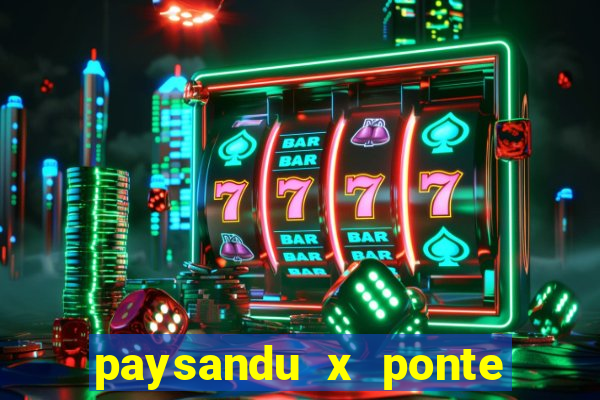 paysandu x ponte preta palpite