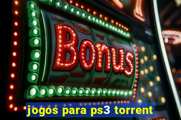 jogos para ps3 torrent