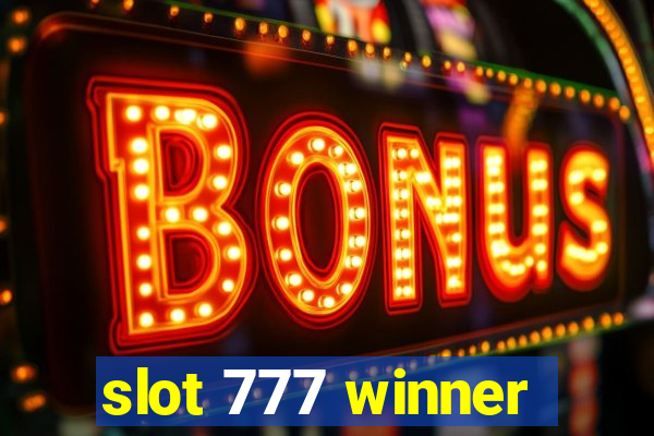 slot 777 winner