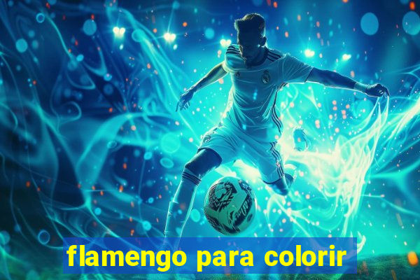 flamengo para colorir