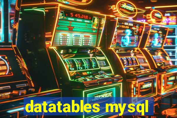 datatables mysql