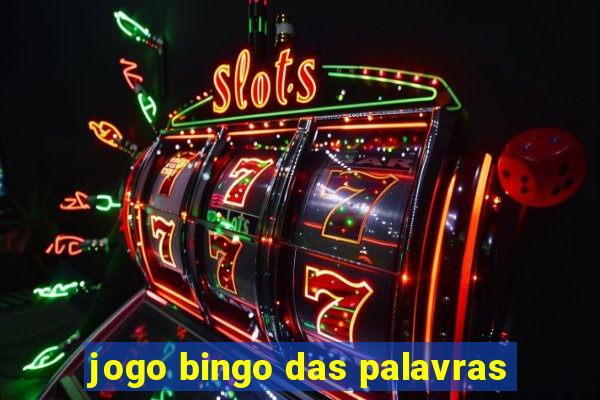 jogo bingo das palavras