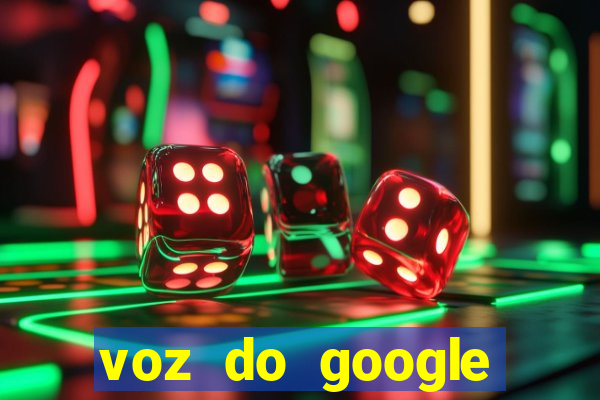 voz do google tradutor homem