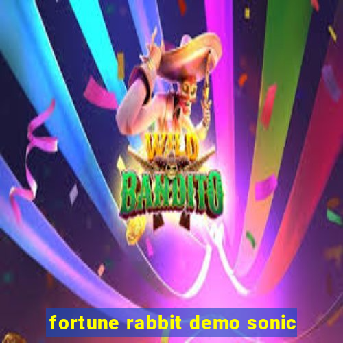 fortune rabbit demo sonic