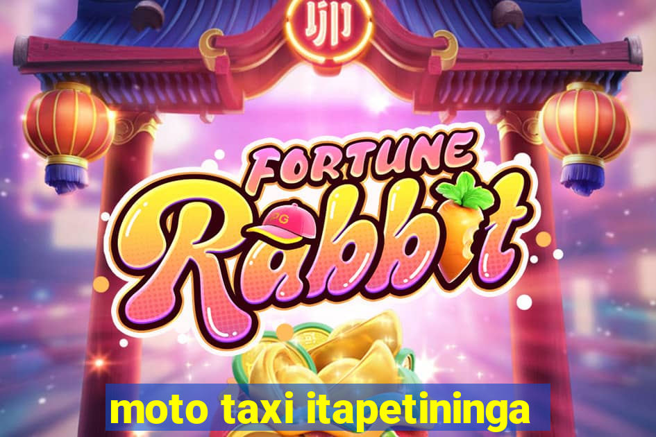 moto taxi itapetininga