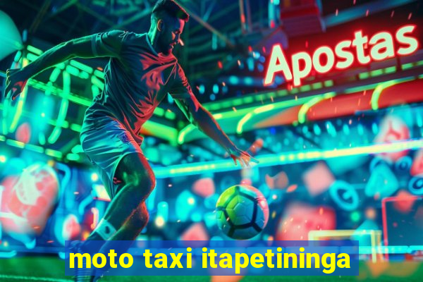 moto taxi itapetininga