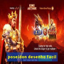 poseidon desenho facil