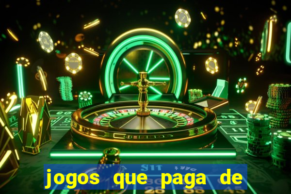 jogos que paga de verdade no pix