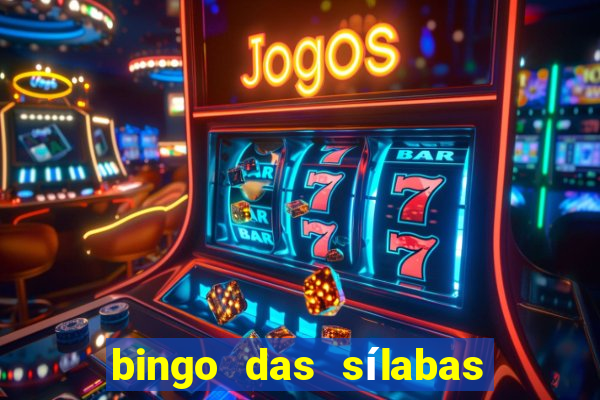 bingo das sílabas como jogar