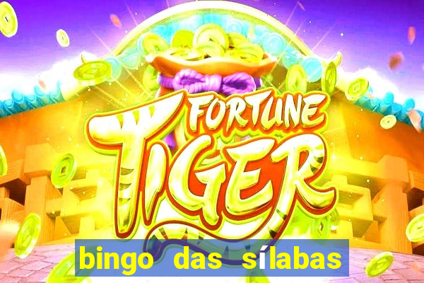 bingo das sílabas como jogar