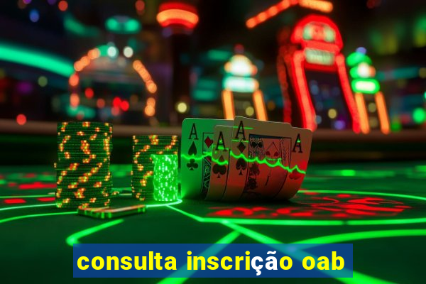 consulta inscrição oab