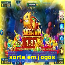 sorte em jogos