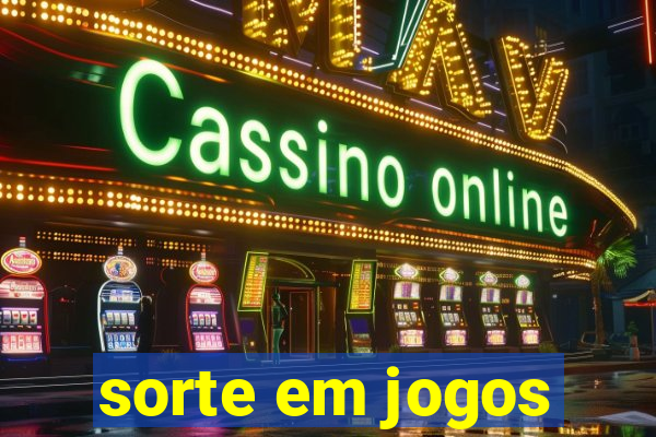 sorte em jogos