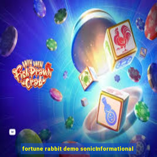 fortune rabbit demo sonicInformational