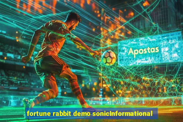 fortune rabbit demo sonicInformational