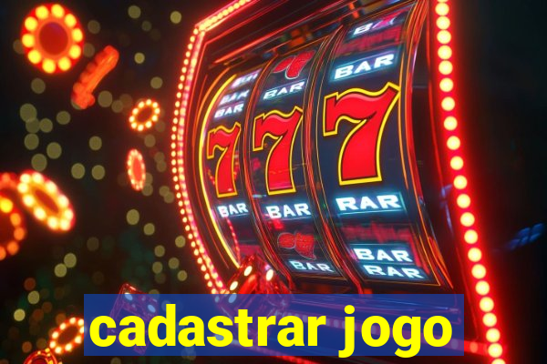 cadastrar jogo