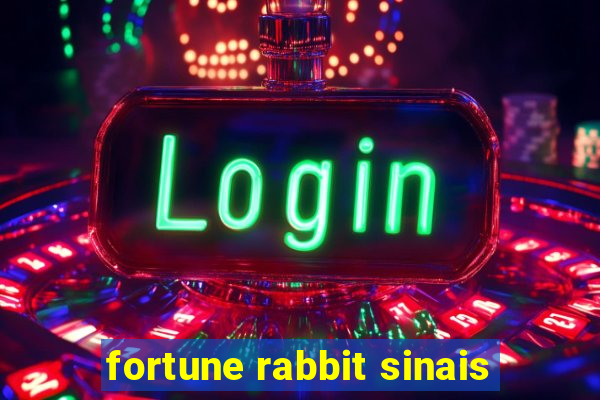 fortune rabbit sinais