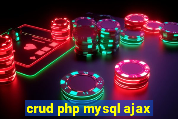 crud php mysql ajax