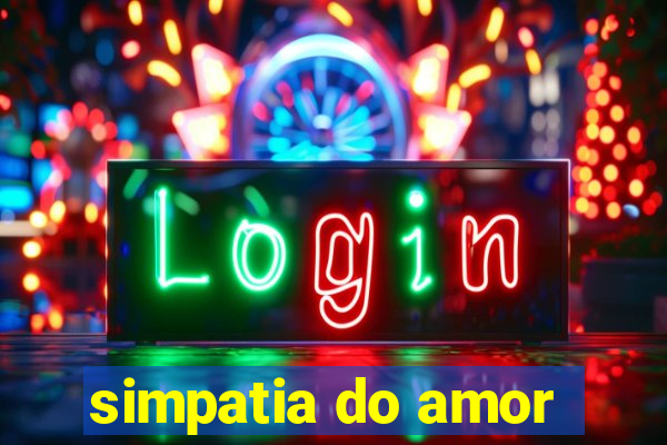 simpatia do amor