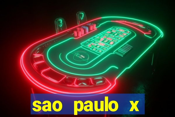 sao paulo x botafogo palpite