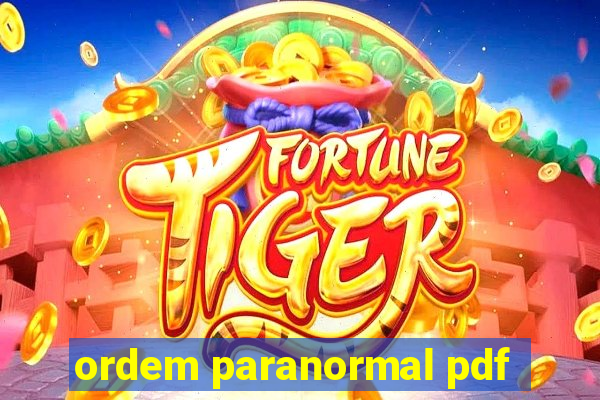 ordem paranormal pdf