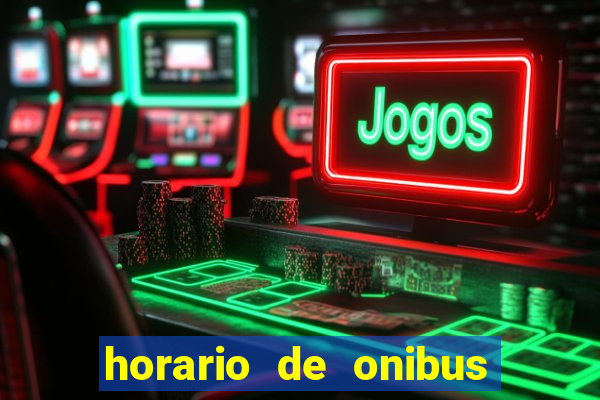 horario de onibus cruzeiro x cachoeira