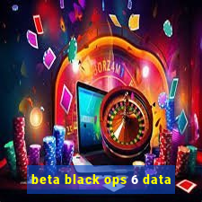 beta black ops 6 data