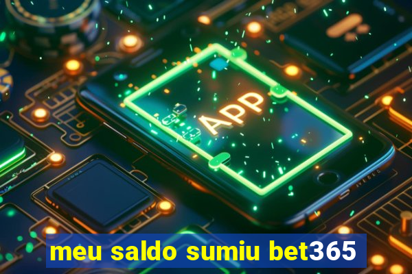 meu saldo sumiu bet365