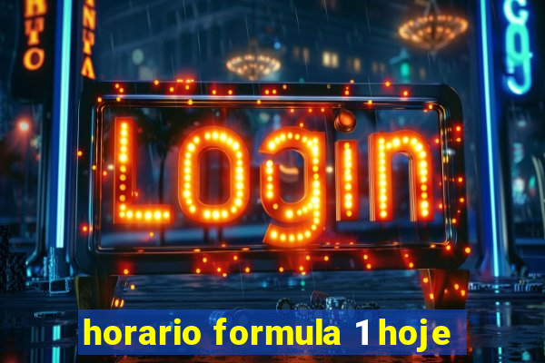 horario formula 1 hoje