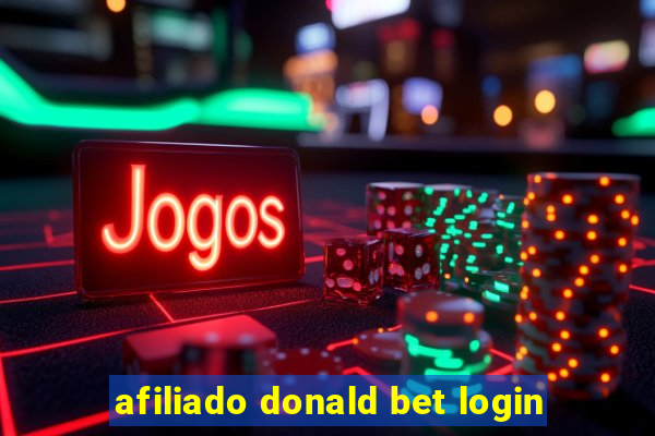 afiliado donald bet login