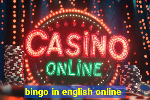 bingo in english online