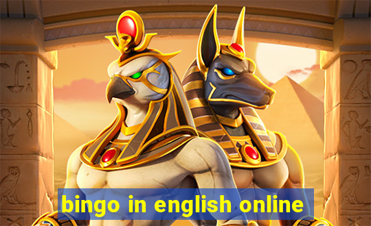 bingo in english online