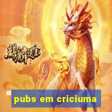 pubs em criciuma