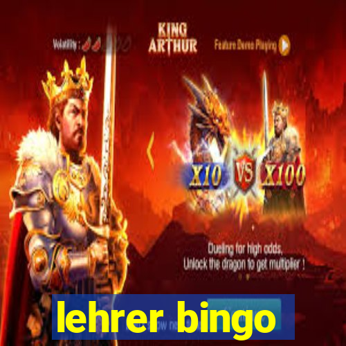 lehrer bingo