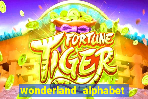 wonderland alphabet comic studio