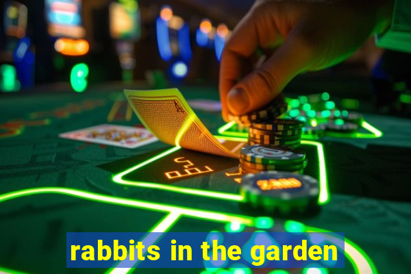 rabbits in the garden