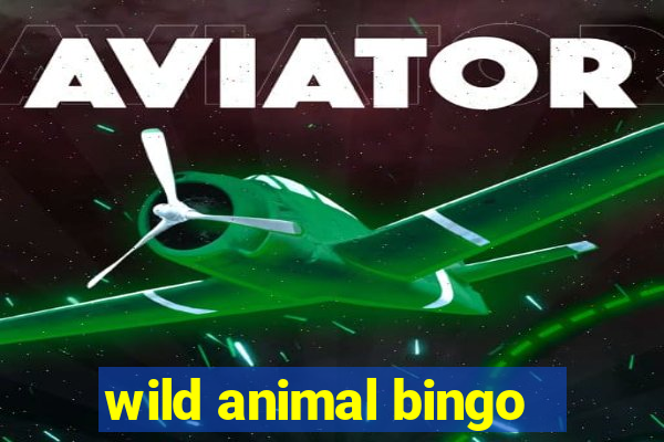 wild animal bingo