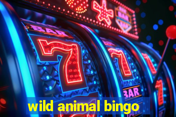 wild animal bingo