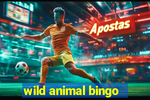 wild animal bingo