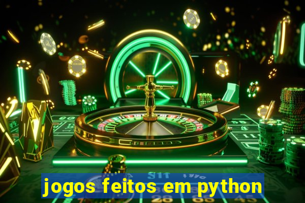 jogos feitos em python