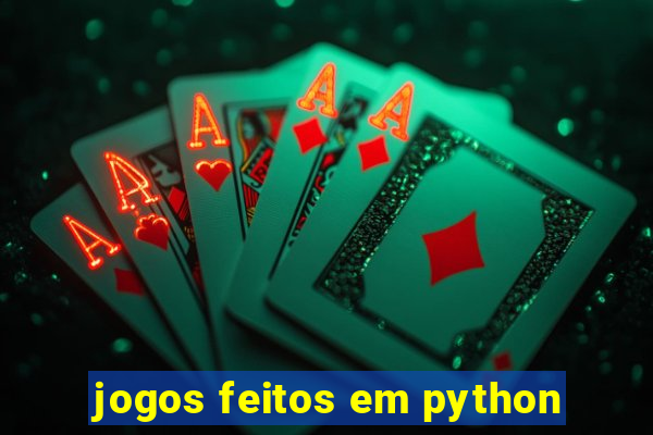 jogos feitos em python