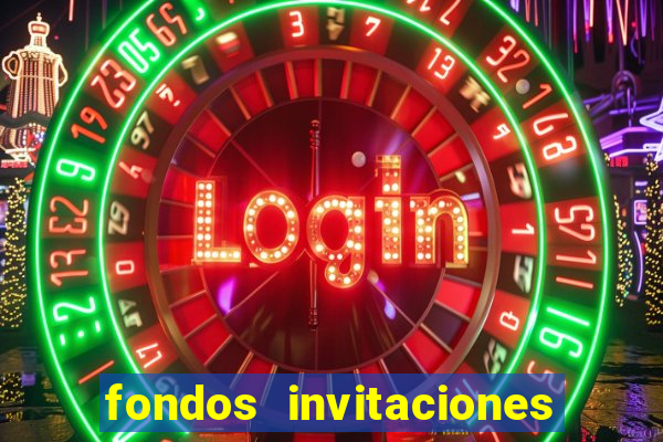 fondos invitaciones de bingo para editar