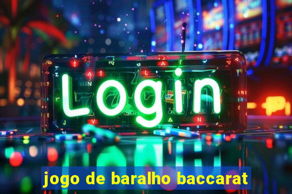 jogo de baralho baccarat