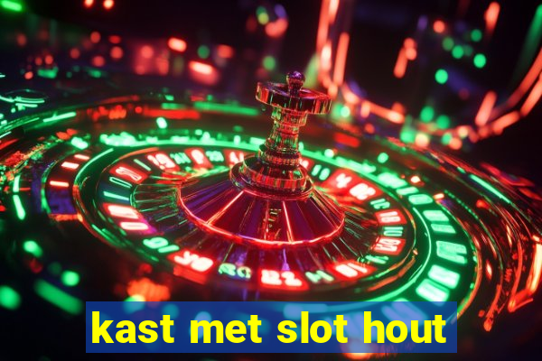 kast met slot hout