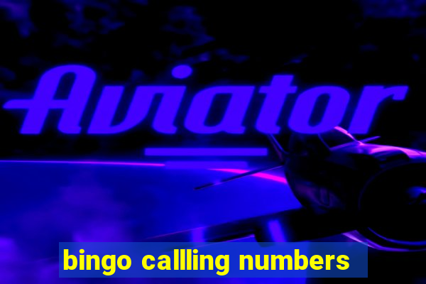 bingo callling numbers