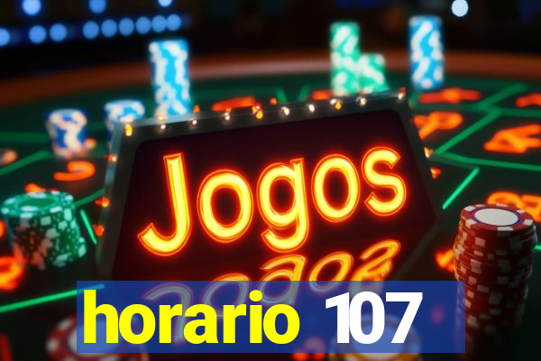 horario 107