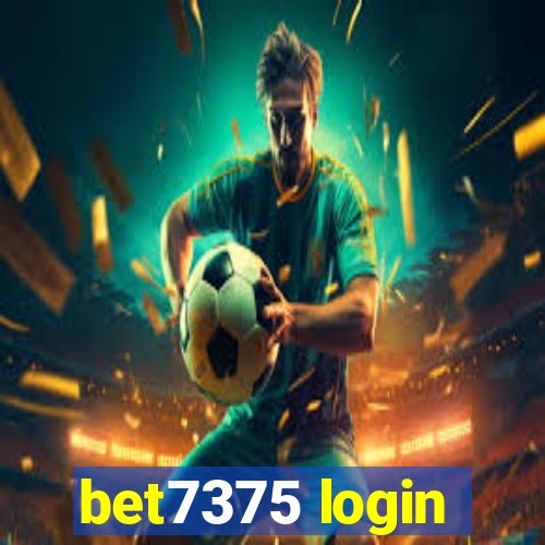 bet7375 login