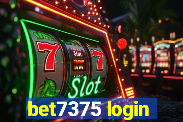 bet7375 login